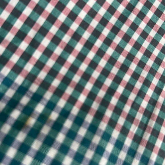 Evergreen Sportman Full Fit men’s XXL colorful gingham 100% cotton button up - Picture 10 of 11
